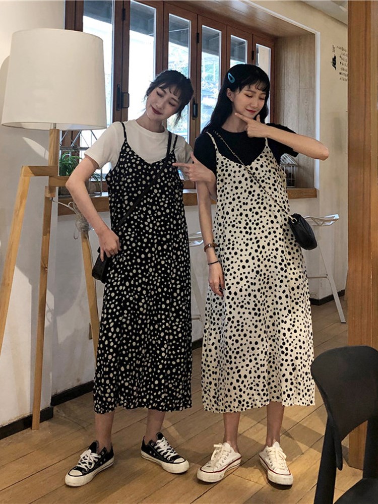 2019大码女装夏季微胖mm显瘦两件套吊带连衣裙胖妹妹洋气减龄长裙|ruв категории Женская одежда, женской одежды - от Buy2taobao.com для оказания профессиональной услуги покупки агента Taobao