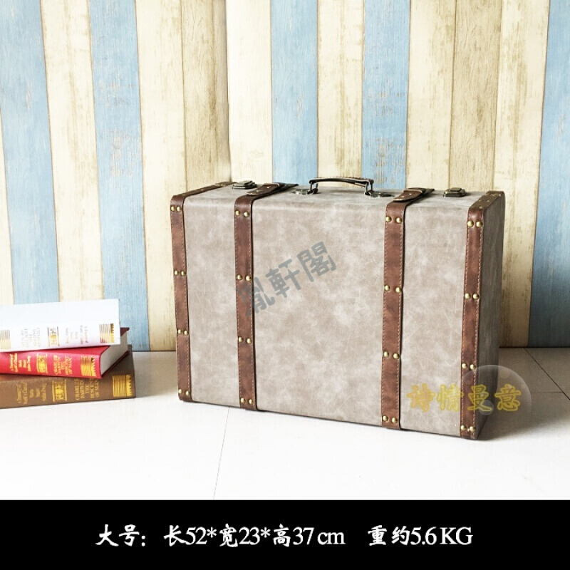 复古皮箱子实木大摆件收纳陈列箱橱窗道具软装饰品木箱手提箱|msdalam kategori mod main/animasi/Zhou Bian/cos/permainan papan, kostum cosplay/props/perkhidmatan, aksesori COSPLAY/props/pakaian anak patung - dari Buy2taobao.com untuk memberikan perkhidmatan ejen Taobao profesional membeli
