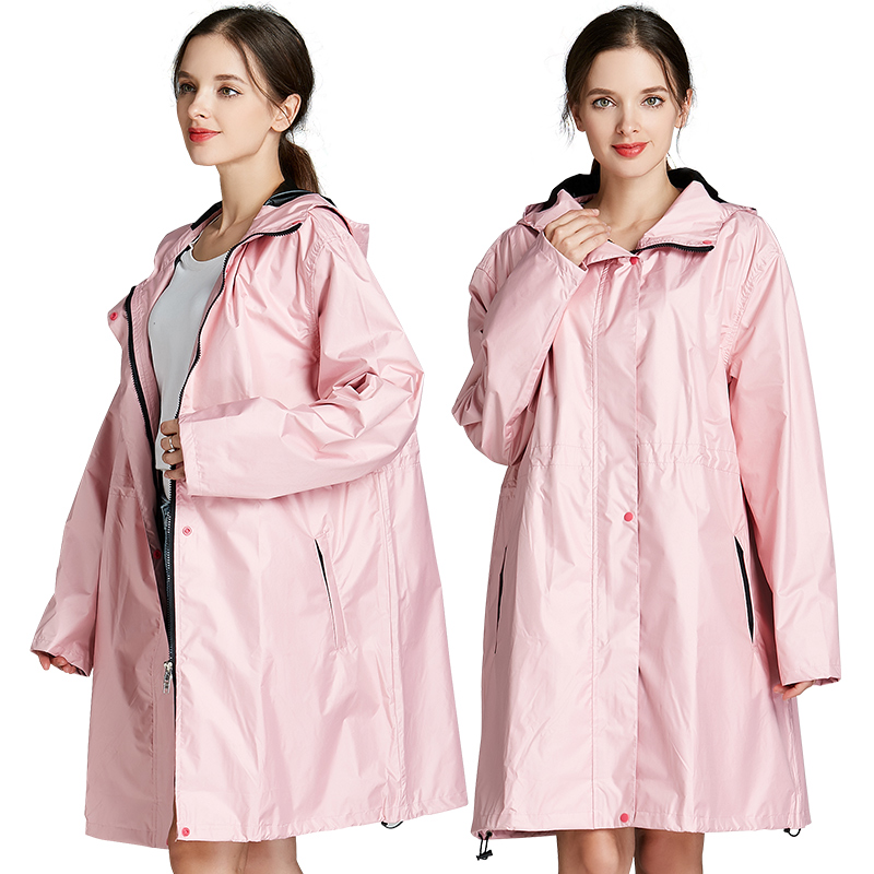 2018时尚中长款雨衣 轻薄黑胶涂层遮光风衣式雨衣 防水服徒步旅行在类目 居家日用, 伞/雨具/防雨/防潮, 雨披/雨衣中 - 来自Buy2taobao.com提供专业的淘宝代购服务