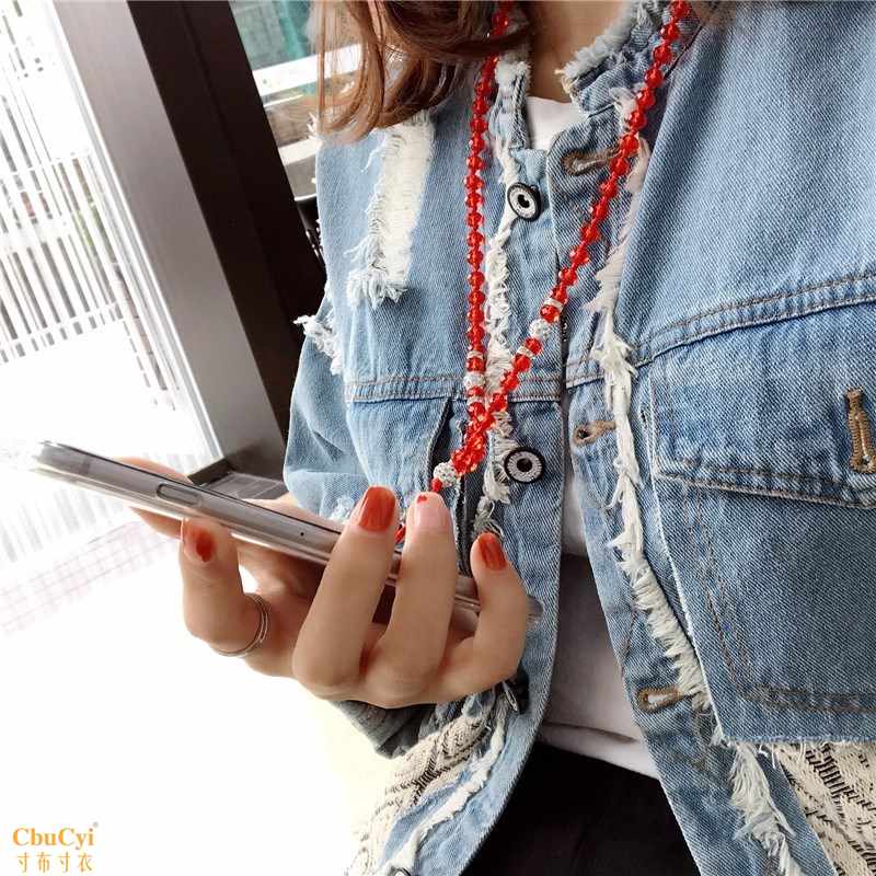 yellow Collar Extension rope girl student staff colour mobile phone Lanyard Neck rope bead American stylein the 3C Digital Accessories, Cell Phone Accessories , Phone Accessories , Mobile phone pendant/Mobile phone chain category - from Buy2taobao.com to provide professional Taobao agent buy service