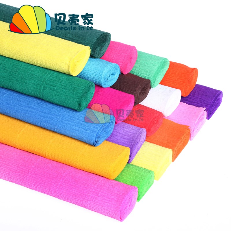 彩色加厚手工皱纹纸卷边纸diy纸花纸玫瑰伸缩纸在类目 鲜花速递/花卉仿真/绿植园艺, DIY仿真花材料, 制作材料(新), 皱纹纸中 - 来自Buy2taobao.com提供专业的淘宝代购服务