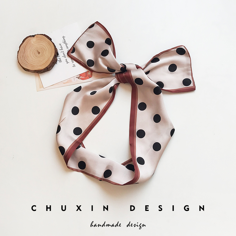 the republic of korea Retro Wave Versatile Silk scarf Scarf scarf Wide ribbon Hair hoop Sweet Like a breath of fresh air Sen female line Headdressin the Accessories/Leather belt/Hat/Muffler , Muffler/Scarves/Shawl category - from Buy2taobao.com to provide professional Taobao agent buy service