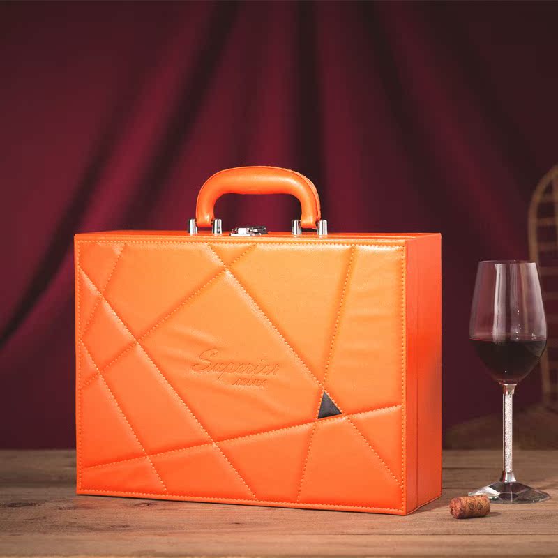 new pattern red wine Box 2 Packaging box high-grade currency Wine Leather box Wine Box customizedin the Tableware , Flagon/Wineglass/Wine , Wine category - from Buy2taobao.com to provide professional Taobao agent buy service
