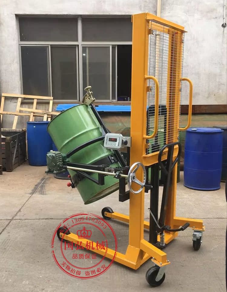 促销鼎欣 油桶倒料车堆高翻转机器化工塑料桶铁桶搬运全C型钢在类目 五金/工具, 液压/起重工具, 液压工具, 液压装卸车中 - 来自Buy2taobao.com提供专业的淘宝代购服务