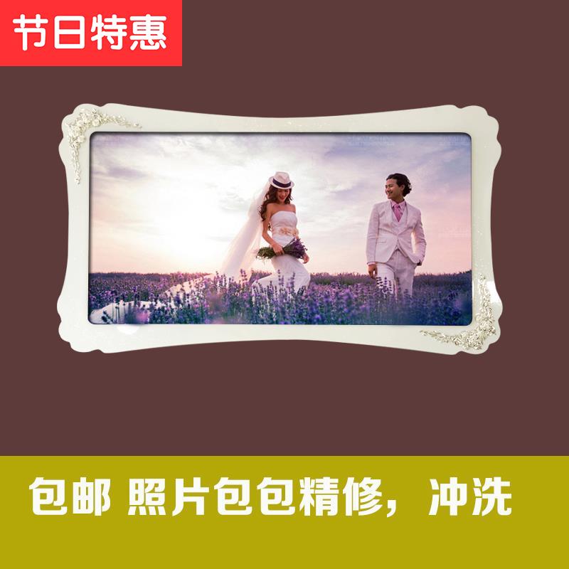 烤瓷水晶婚纱照水晶相框挂墙放大相框制作j欧式摆台定制影楼大画|ruв категории Домашний быт, рамка/рамка - от Buy2taobao.com для оказания профессиональной услуги покупки агента Taobao