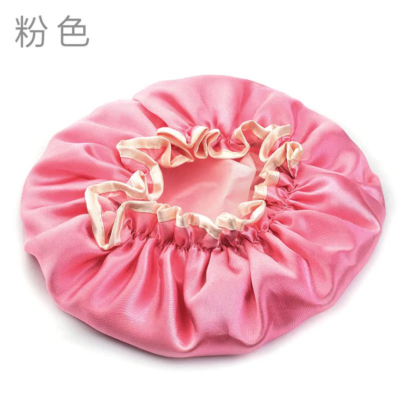 Tintin Waterproof shower cap double-deck thickening adult Satin shower take a shower Bathing cap Lampblack dustin the Family/Personal Cleaning Tools , Personal care cleaning appliances , Shower cap category - from Buy2taobao.com to provide professional Taobao agent buy service