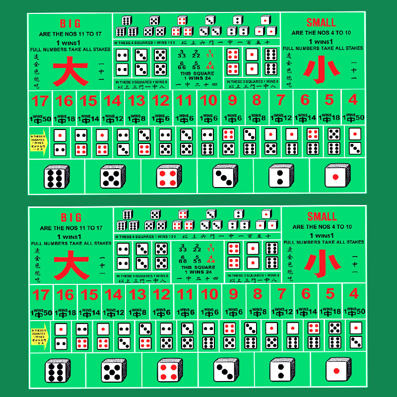 押大小遊戲 色子 股子桌布 台布 台尼 90*180厘米在類目 運動/瑜伽/健身/球迷用品, 麻將/棋牌/益智類, 更多棋牌中 - 來自Buy2taobao.com提供專業的淘寶代購服務