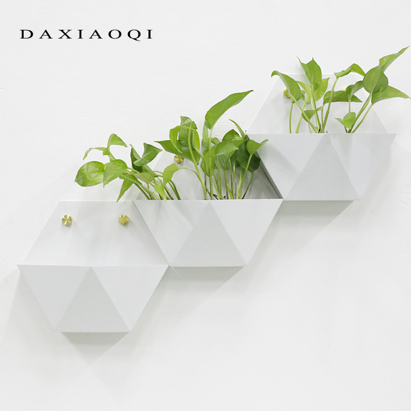 Northern Europe Iron art Geometry Flower trellis balcony Flower trellis Wall hanging Flower trellis wall Flowerpot holder Wall Shelves Decorative framein the Home accessories , Mural category - from Buy2taobao.com to provide professional Taobao agent buy service