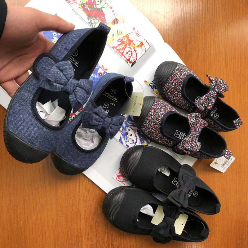 日本女童休闲帆布鞋浅口蝴蝶结幼儿园鞋子室内软底魔术贴春季布鞋在类目 童鞋/婴儿鞋/亲子鞋, 帆布鞋中 - 来自Buy2taobao.com提供专业的淘宝代购服务