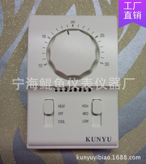 江森款KUNYU中央空风机盘管温控器三速开关面板控制空调鲲鱼新品|ruв категории электронный/электрик, интеллектуальные системы, приборы системы контроля, кондиционер панель управления - от Buy2taobao.com для оказания профессиональной услуги покупки агента Taobao