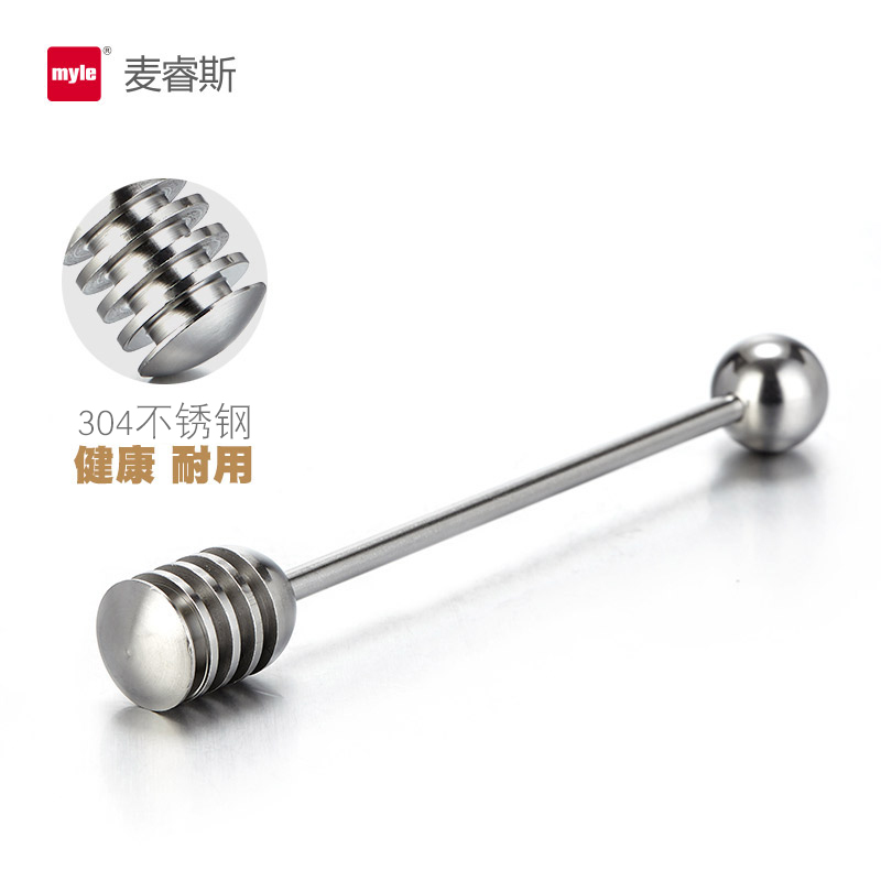 不锈钢蜂蜜搅拌棒木蜂蜜勺创意咖啡搅拌器取蜂蜜勺采蜜棒厨房打蛋|msdalam kategori dapur/memasak Appliances, Alat dapur/Penyimpanan dapur, kacau rod - dari Buy2taobao.com untuk memberikan perkhidmatan ejen Taobao profesional membeli