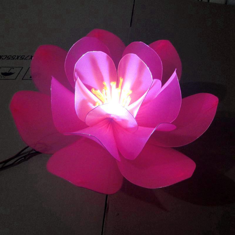 发光荷花舞台演出表演道具场景布置节日装饰丝网花成品花仿真假花在类目 家居饰品, 花瓶/花器/仿真花/仿真饰品, 仿真花/假花中 - 来自Buy2taobao.com提供专业的淘宝代购服务