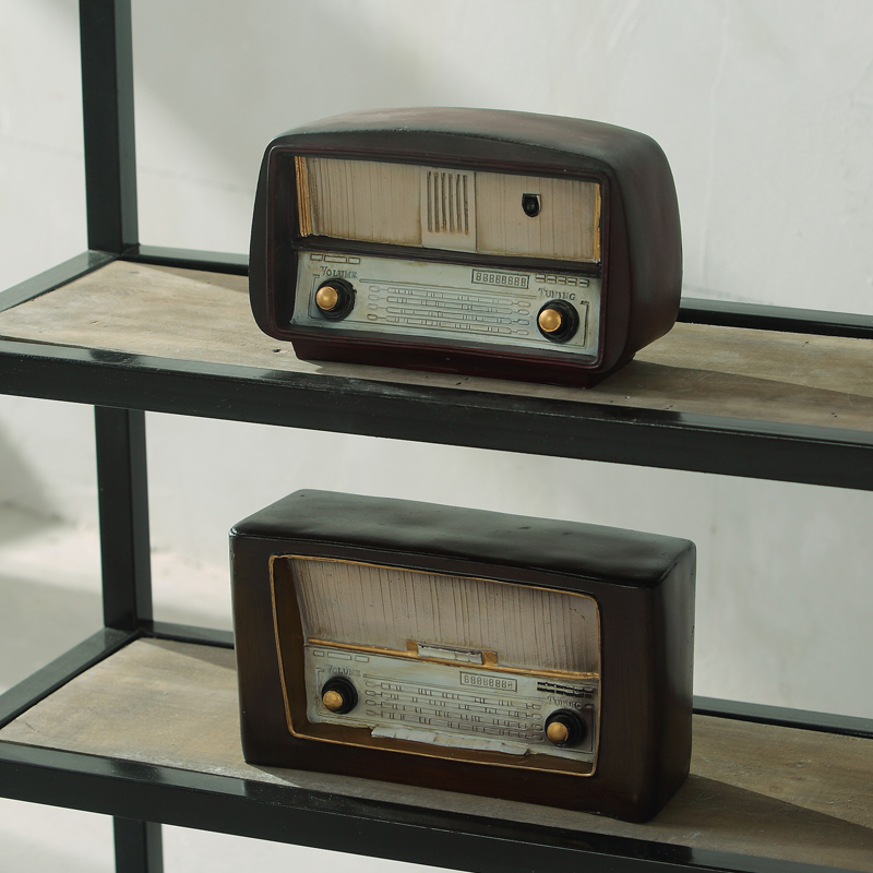 Retro Radio Industry Decoration Open Houses loft resin shot prop coffee Restaurant Wine cabinet ornamentin the Home accessories , Decoration category - from Buy2taobao.com to provide professional Taobao agent buy service