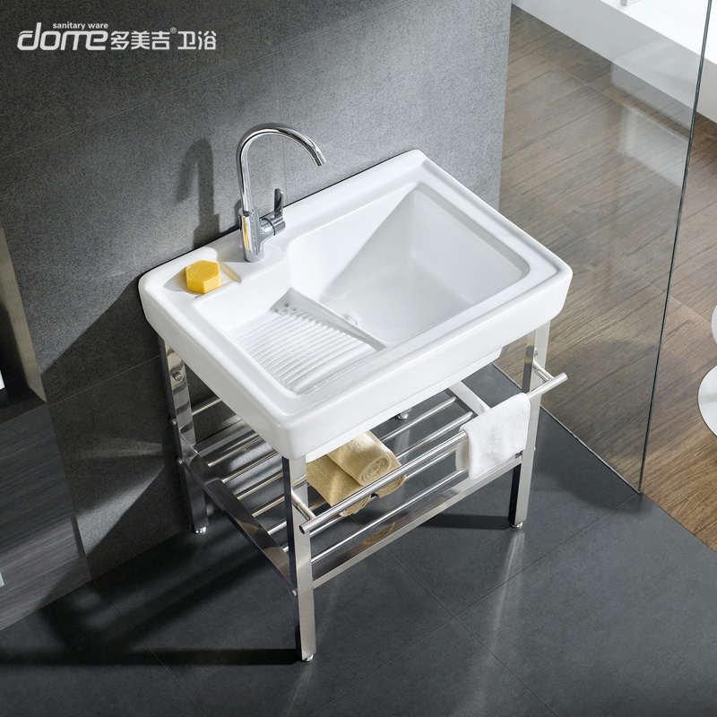 Domecq Ceramic laundry tub With washboard With stand Column Laundry tub Laundry Pool 7705in the Decoration main material , Toiletries , Wash basin , Basin,Taiwan-style one-piece basin category - from Buy2taobao.com to provide professional Taobao agent buy service