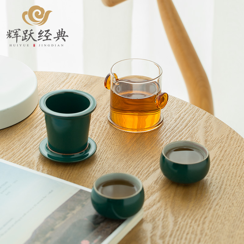 辉跃经典 茶具旅行便携包套装一壶两杯粗陶过滤茶壶泡家用快客杯在类目 餐饮具, 茶具, 功夫茶具中 - 来自Buy2taobao.com提供专业的淘宝代购服务