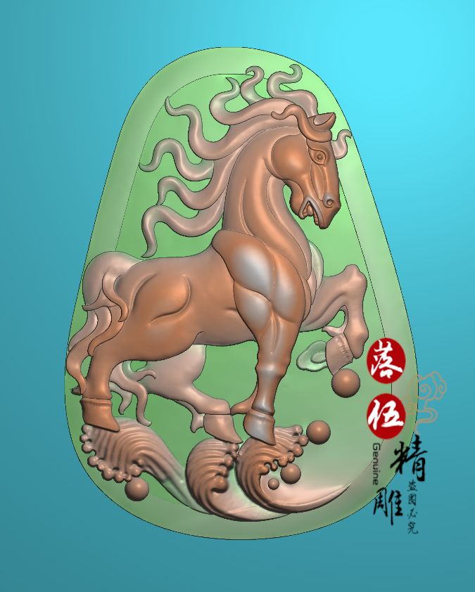 马挂件马上有钱浮雕图精雕图 灰度图JDP玉雕电脑雕刻木牙石雕2131|ruв категории Домашний быт, резьба, Джейд - от Buy2taobao.com для оказания профессиональной услуги покупки агента Taobao