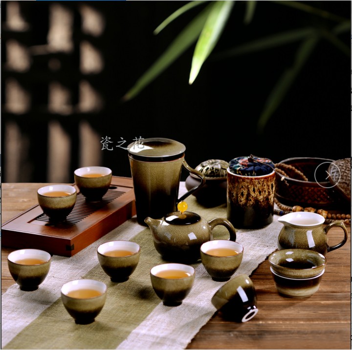瓷茶具套装家用景德镇窑变陶瓷器功夫茶杯子茶壶盖碗礼盒装在类目 餐饮具, 茶具, 功夫茶具中 - 来自Buy2taobao.com提供专业的淘宝代购服务