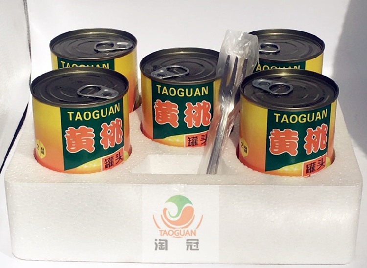 新款淘冠包装砀山黄桃罐头水果新鲜425克5罐包邮免运费送叉子在类目 水产肉类/新鲜蔬果/熟食, 水果制品, 水果罐头中 - 来自Buy2taobao.com提供专业的淘宝代购服务