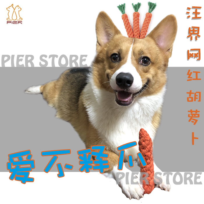狗狗网红胡萝卜咬绳宠物磨牙棉绳柯基狗训练卖萌玩具耐咬耐脏在类目 宠物/宠物食品及用品, 猫/狗玩具, 发声玩具中 - 来自Buy2taobao.com提供专业的淘宝代购服务