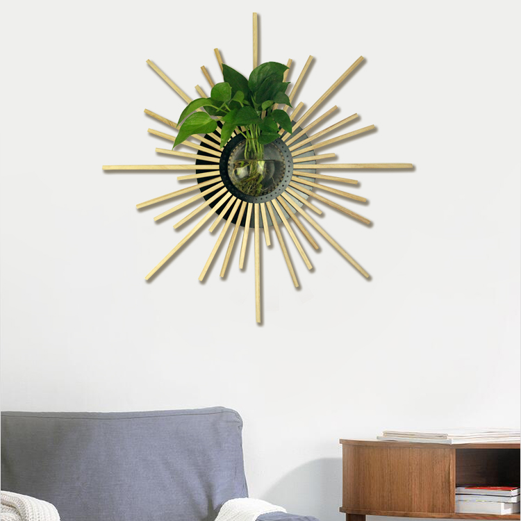 originality Retro circular board vase combination Hydroponic plants Home Furnishing shop metope Renovation Wall decoration Hanging picturein the Home accessories , Mural category - from Buy2taobao.com to provide professional Taobao agent buy service