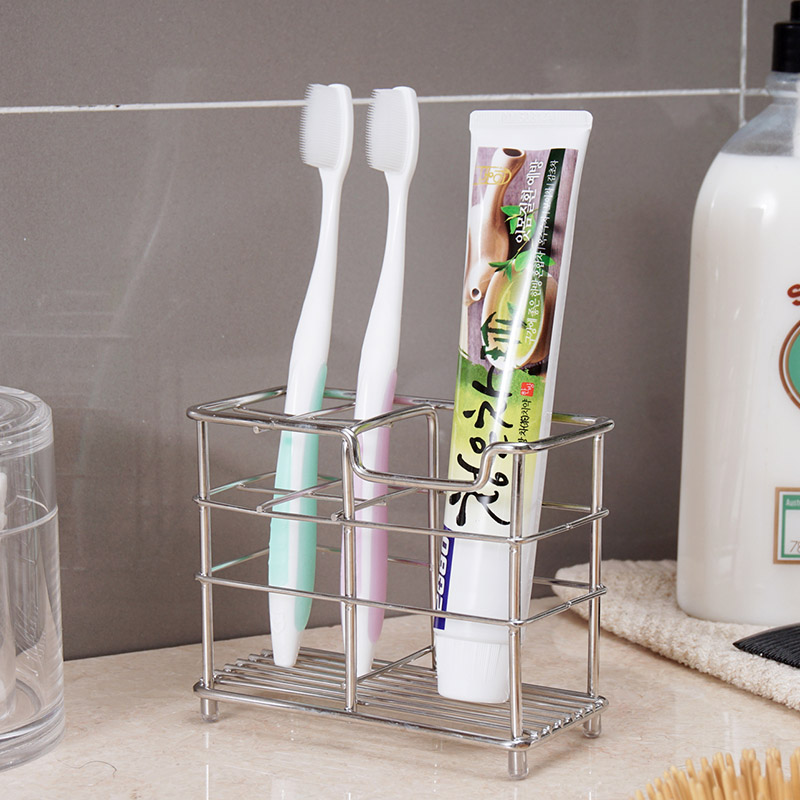 TOILET Shower Room desktop Stainless steel Toothbrush holder Wash and rinse mesa Toothpaste shelf Teeth Storage rack Shelfin the Family/Personal Cleaning Tools , Sanitary appliances/Bathroom accessories , Toothbrush holder/Teeth bench category - from Buy2taobao.com to provide professional Taobao agent buy service
