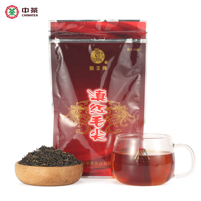 中茶 猴王牌 滇红毛尖 红茶 袋装散茶100g