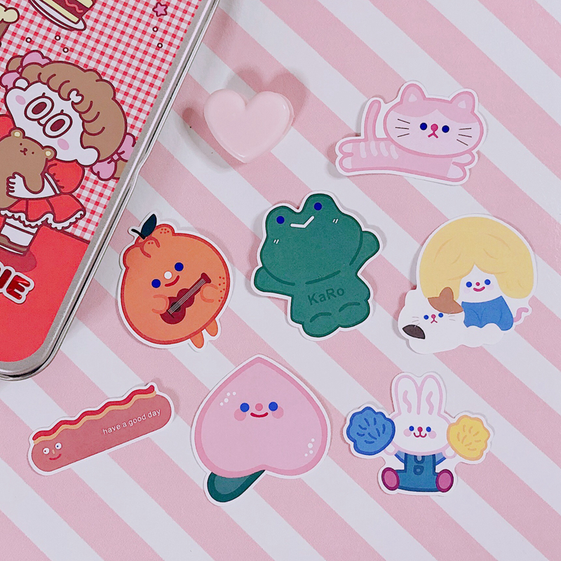 the republic of korea ins Wind TRF girl decorate PDA Sticker Cartoon lovely Books Mobile phone shell waterproof Stickersin the 3C Digital Accessories, Cell Phone Accessories , Phone Accessories , Phone stickers category - from Buy2taobao.com to provide professional Taobao agent buy service