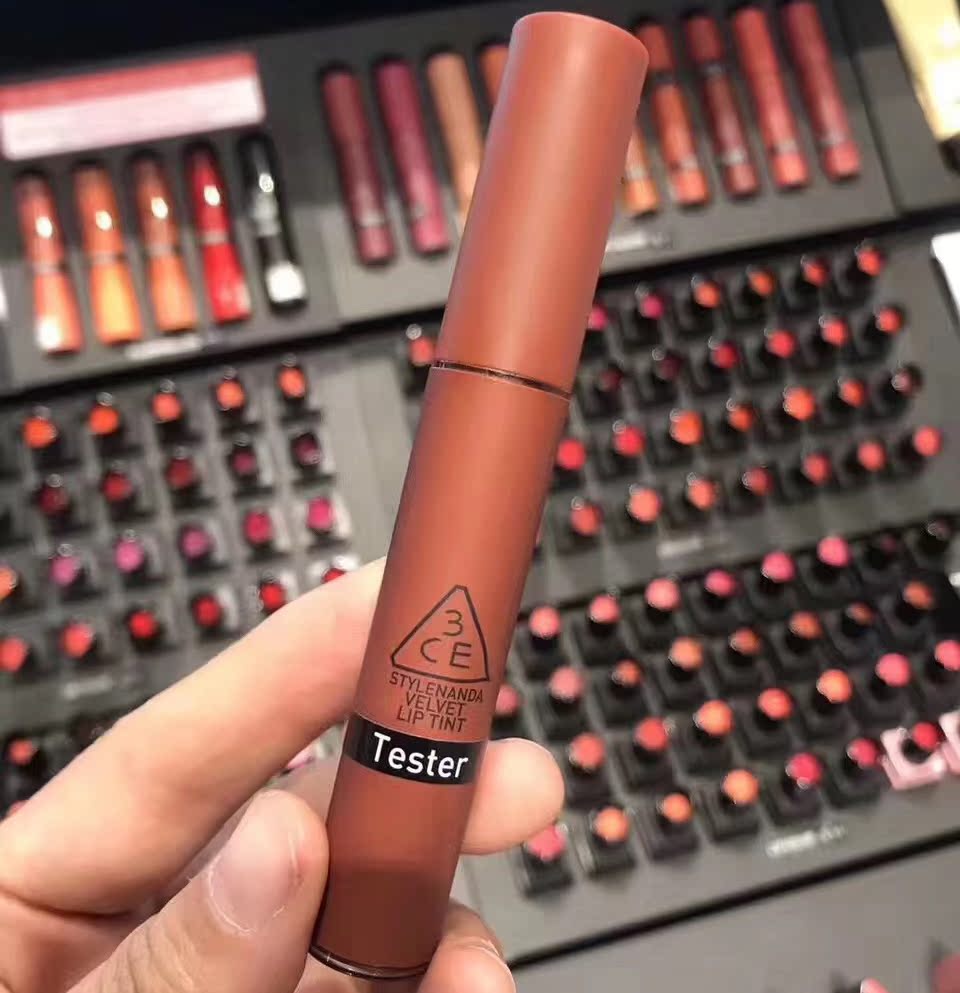 Korean genuine 3CE Three eyes velvet Matte Labial glaze Brick red TAUPE/KNOW BETTERin the Makeup/Perfume/Beauty tools , Lipstick/Lipstick category - from Buy2taobao.com to provide professional Taobao agent buy service