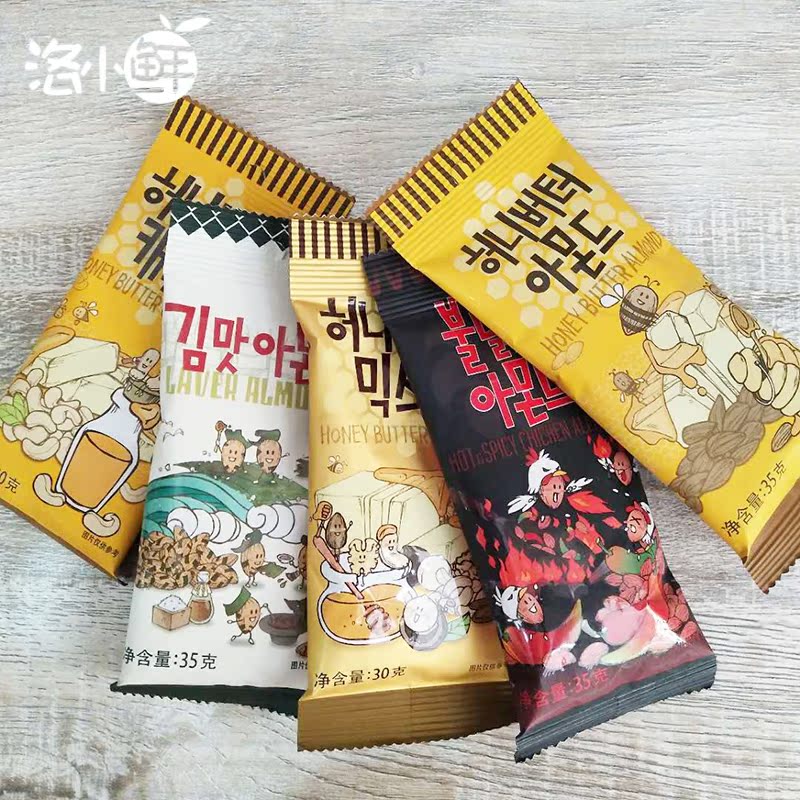 韩国进口汤姆农场蜂蜜黄油扁桃仁杏仁35g袋腰果 火鸡味坚果零食在类目 零食/坚果/特产, 山核桃/坚果/炒货, 杏仁/巴旦木中 - 来自Buy2taobao.com提供专业的淘宝代购服务