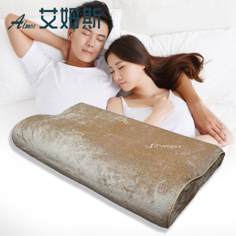 艾姆斯 高密零压力记忆棉枕头 护颈枕 健康睡眠枕 通用曲面枕在类目 床上用品, 枕头/枕芯/保健枕/颈椎枕中 - 来自Buy2taobao.com提供专业的淘宝代购服务