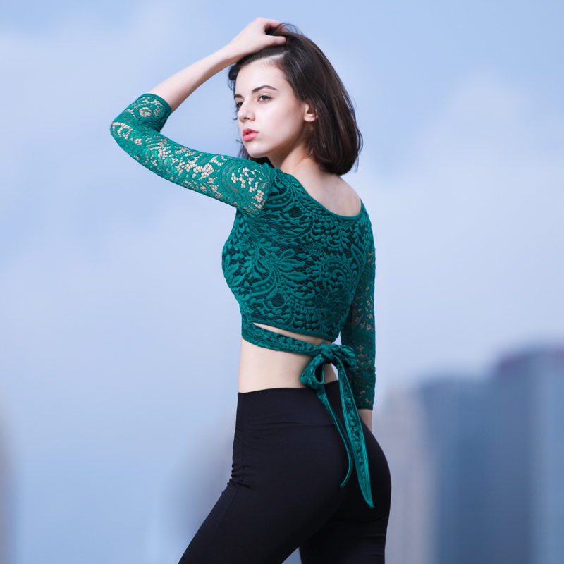 CONNY拉丁舞服装女成人新款绑带舞蹈服上衣形体课练功摩登舞蕾丝|ruв категории движение/йога/фитнес/фанаты товаров, танец/аэробика/гимнастика, латинский танец, латинский танец. - от Buy2taobao.com для оказания профессиональной услуги покупки агента Taobao