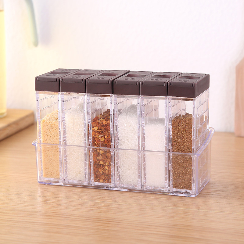 originality transparent Opening the cover Seasoning box base Six grid household Cruet seal up Moisture-proof Six piece setin the Kitchen/Cooking utensils , Kitchen Gadgets/Kitchen storage , Storage jars/Kitchen storage containers , Seasoning bottles category - from Buy2taobao.com to provide professional Taobao agent buy service