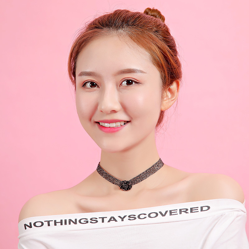 the republic of korea fashion Sunset night Texture artificial crystal Jewelry clavicle have cash less than that is registered in the accounts Neck strap Necklace choker femalein the Accessories/Fashion Jewelry, Pendant/Pendant category - from Buy2taobao.com to provide professional Taobao agent buy service