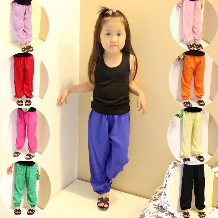 亲子款儿童人造棉棉绸绵绸防晒裤防蚊裤灯笼裤灯笼裤|ruв категории Детская одежда, брюки - от Buy2taobao.com для оказания профессиональной услуги покупки агента Taobao