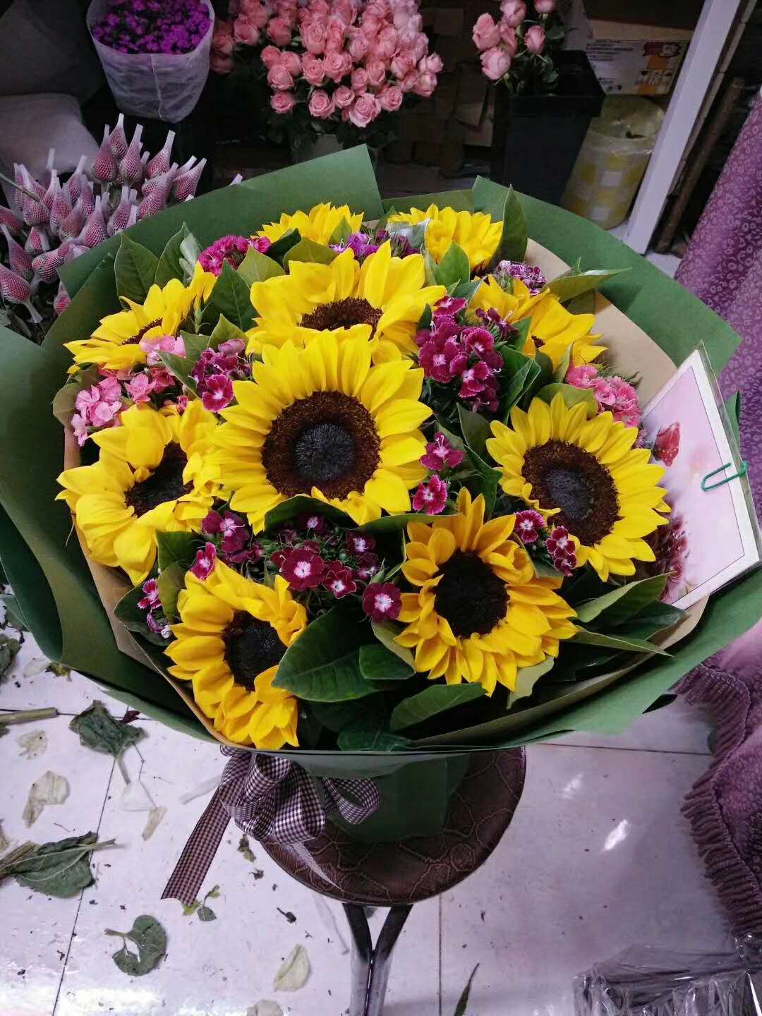 全國送花向日葵花束生日禮物鮮花速遞同城送北京上海廣州深圳杭州在類目 鮮花速遞/花卉仿真/綠植園藝, 鮮花速遞(同城)中 - 來自Buy2taobao.com提供專業的淘寶代購服務