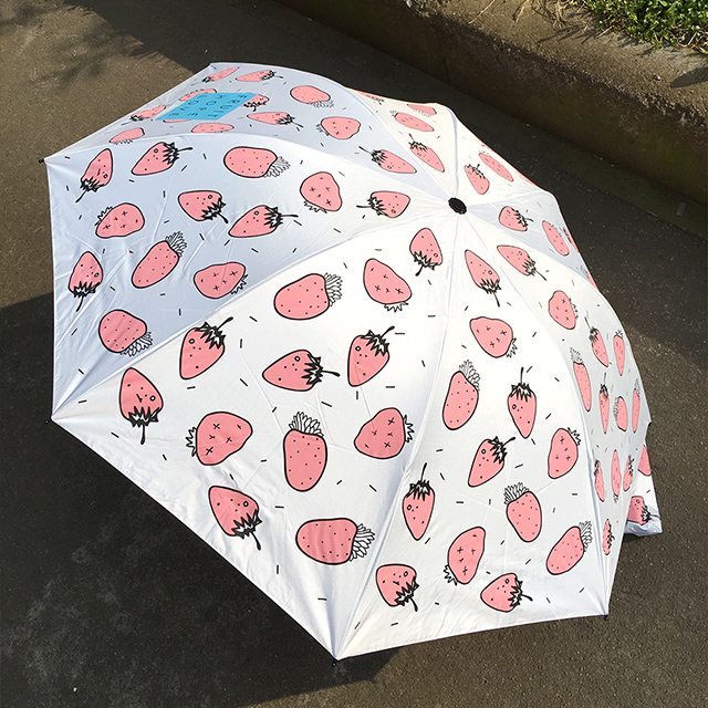 韩国防晒遮阳伞夏日水果小清新折叠黑胶雨伞学生可爱晴雨伞太阳伞在类目 居家日用, 伞/雨具/防雨/防潮, 伞中 - 来自Buy2taobao.com提供专业的淘宝代购服务