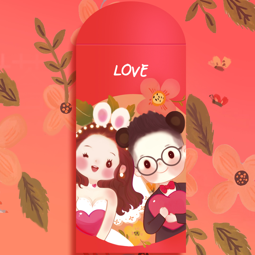 创意新品 个性结婚可爱萌红包袋 原创婚礼婚庆喜事红色利是封在类目 节庆用品/礼品, 红包/利是封中 - 来自Buy2taobao.com提供专业的淘宝代购服务