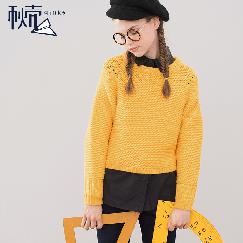 秋壳冬装新款落肩宽松短款毛衣女时尚加厚针织衫在类目 女装/女士精品, 毛衣中 - 来自Buy2taobao.com提供专业的淘宝代购服务