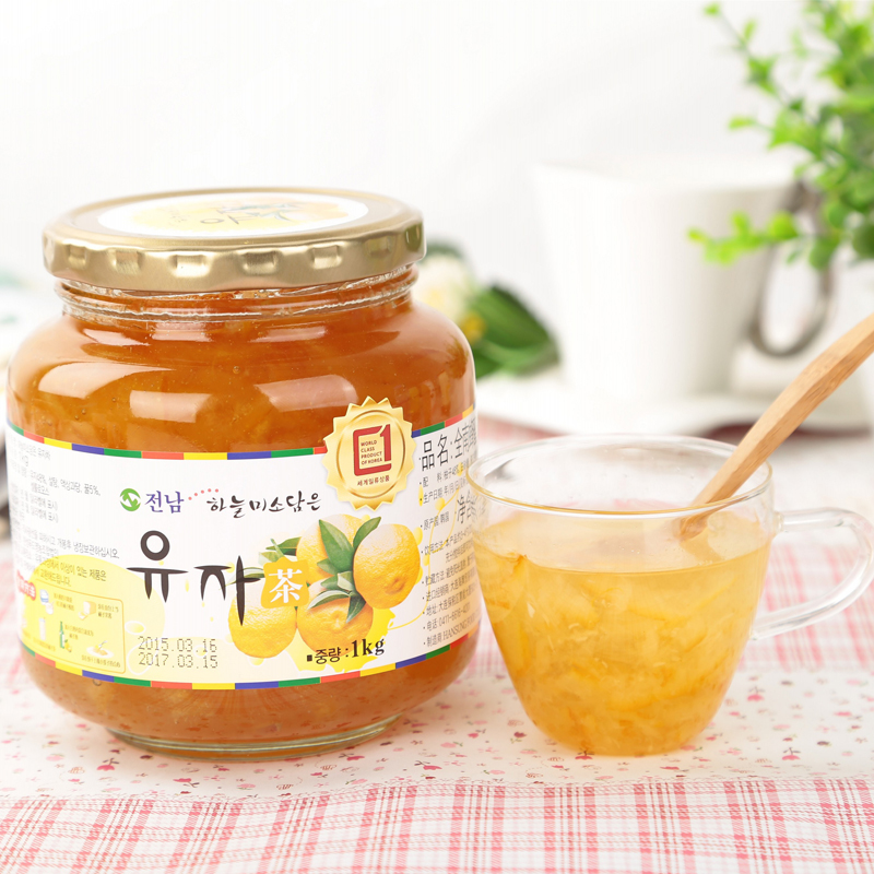 送勺韩国原装进口全南蜂蜜柚子茶1kg冲泡饮品果味茶果酱在类目 咖啡/麦片/冲饮, 藕粉/麦片/冲饮品, 蜂蜜果味茶中 - 来自Buy2taobao.com提供专业的淘宝代购服务