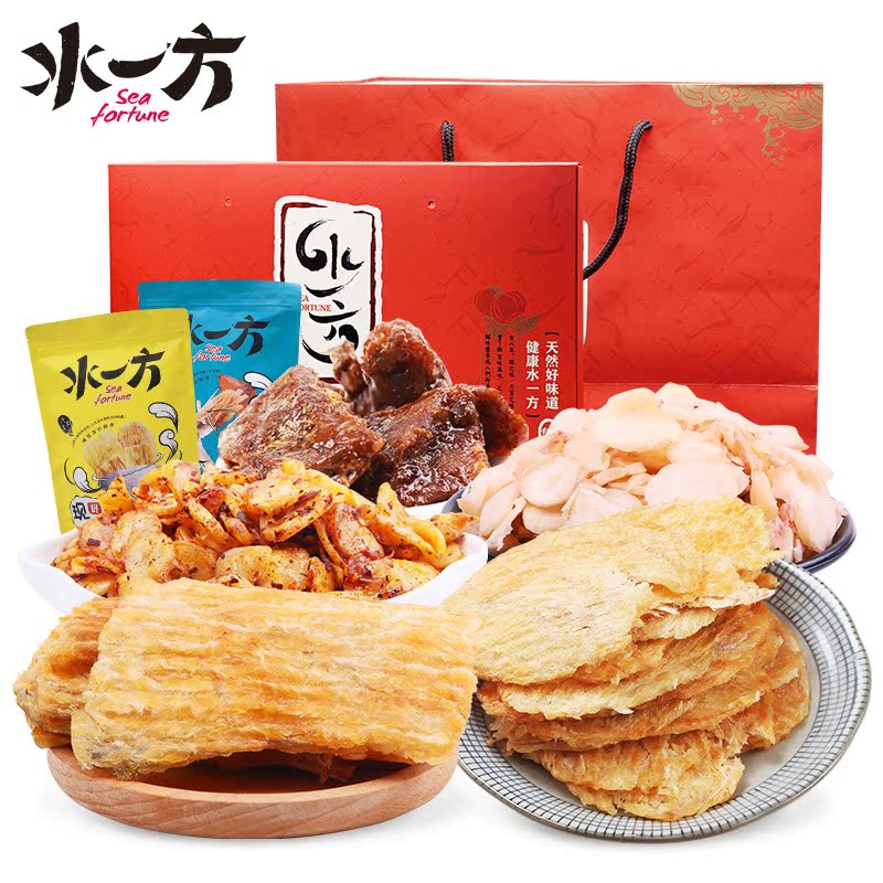 水一方海鲜礼盒1500g大连特产零食礼盒年货特色小吃节日大礼包|msdalam kategori makanan ringan/Nuts/Specialty, sotong/ikan kering/Bersedia untuk makan makanan laut, Bersedia untuk makan makanan ringan sotong - dari Buy2taobao.com untuk memberikan perkhidmatan ejen Taobao profesional membeli