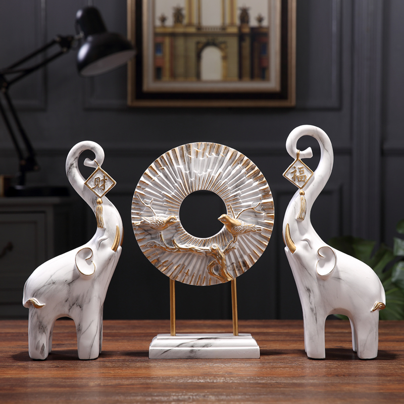 Northern Europe ins originality Like Fu Decoration Home Furnishing a living room TV cabinet Entrance Lucky Three Wine cabinet decoratein the Home accessories , Decoration category - from Buy2taobao.com to provide professional Taobao agent buy service