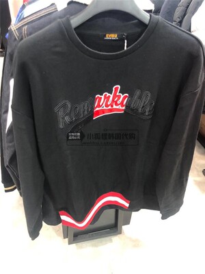 小狐狸海外代购LT奥莱潮牌EV专柜秋冬款百搭潮流圆领卫衣男女