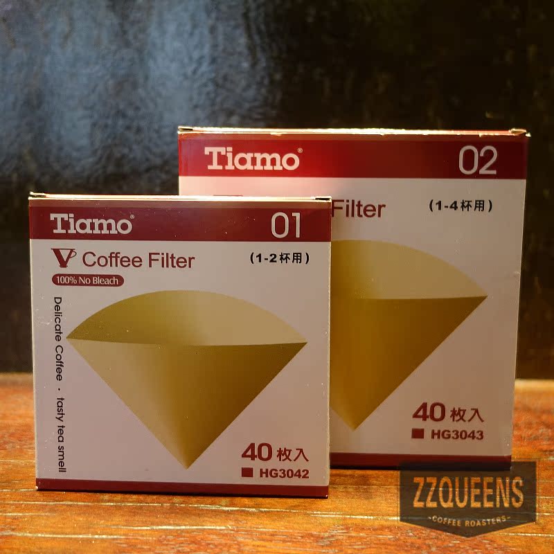Tiamo Coffee filters V60 Conical 01 Number 02 Number 40 Zhang Wood color No bleach Ceramic glassin the Tableware , Coffee , Coffee filters category - from Buy2taobao.com to provide professional Taobao agent buy service