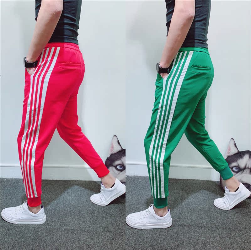 Spring new pattern green grey trousers Trend Self cultivation Feet Casual pants Ankle banded pants sweatpants colour Haren pantsin the Men's clothing, Casual pants category - from Buy2taobao.com to provide professional Taobao agent buy service