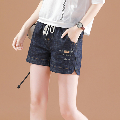 韩潮袭人牛仔裤短裤女2019夏装新款宽松韩版百搭显瘦女士哈伦裤子