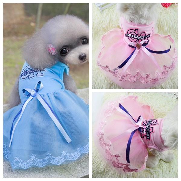 6-15 Jin CA Lace yarn skirt Puppies Dogs clothes Pets Teddy Hiromi Yorkshire clothesin the Pet/Pet food and supplies , Pet apparel and accessories , Pet clothing/Raincoat category - from Buy2taobao.com to provide professional Taobao agent buy service