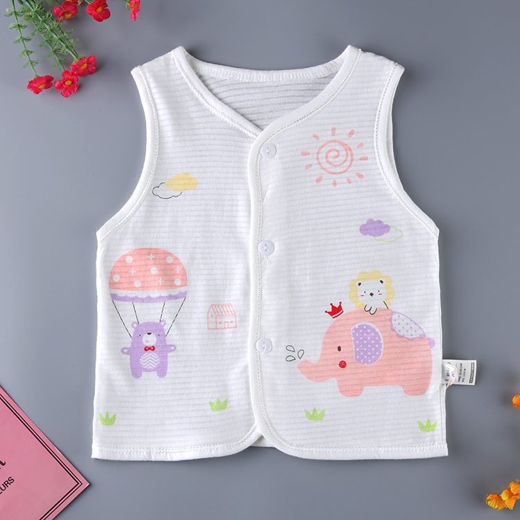 summer baby pure cotton ventilation Sweat Vest vest men and women Slub cotton Cardigan Vest Sleeveless waistcoat Thin sectionin the Children/Baby/Family fitted , Vest category - from Buy2taobao.com to provide professional Taobao agent buy service