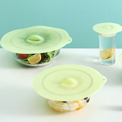 硅胶保鲜膜盖保鲜盖密封盖微波炉加热盖冰箱保鲜碗盖子碗盖硅胶盖