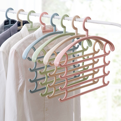 居家家 多层衣柜裤架多功能挂衣架 家用裤子围巾架子收纳衣架挂架