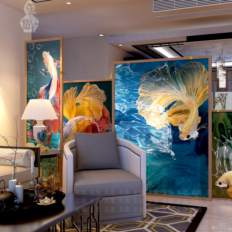 Simplicity screen modern a living room screen partition Chinese style screen Fengshui Entrance Folding screens move Block screenin the Residential furniture , Screen/Flower Window , Folding screen category - from Buy2taobao.com to provide professional Taobao agent buy service